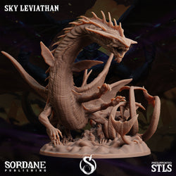 3D Printed Sordane Publishing Sky Leviathan Monster Mayhem II 28 32mm D&D (Online Only)