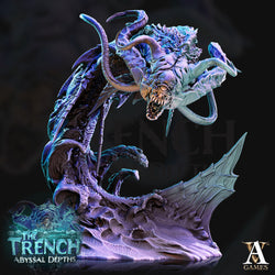 3D Printed Archvillain Games Slaudrul the Aboleth The Trench Abyssal Depths 28 32mm D&D (Online Only)