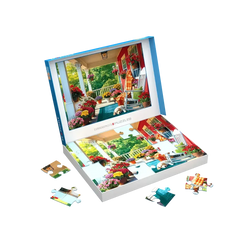 Sleeping on the Porch 24 Connecting Pieces Jigsaw Puzzle Eurographics
