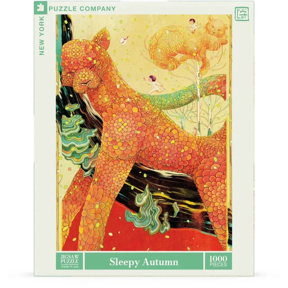 Sleepy Autumn 500 Piece Jigsaw Puzzle NYPC (ONLINE ORDER ONLY)