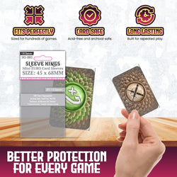 Sleeve Kings Mini Euro Card Sleeves (45x68mm) - 110 Pack, -SKS-8803