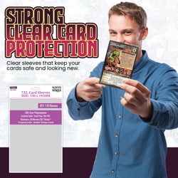 7XL Game Card Sleeves (130x195mm) 110 Pack, 60 Micron, SKS-8837