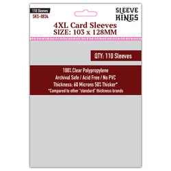 4XL Game Card Sleeves (103x128mm) 110 Pack, 60 Micron, SKS-8834