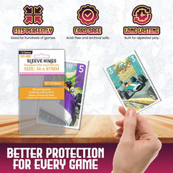 Sleeve Kings Standard USA Card Sleeves (56x87mm) - 110 Pack, SKS-8807