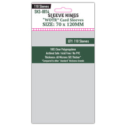 "WOTR" Card Sleeves (70x120mm) 110 Pack, 60 Micron, SKS-8814