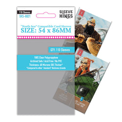 "North Sea / Garphill Games" Sleeves (54x86mm) -110 Pack, 60 Microns SKS-8821