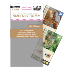 "Space Alert" Compatible Sleeves (60x102mm) 110 Pack, 60 Micron, SKS-8823