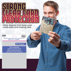 "Middara" Compatible 6XL Game Card Sleeves (127x153mm) 110 Pack, 60 Micron, SKS-8836