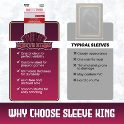 "Space Alert" Compatible Large Card Sleeves (67x103mm) 110 Pack, 60 Micron, SKS-8829