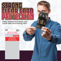 XXXL Super Large Game Card Sleeves (101.5x203mm) 110 Pack, 60 Micron, SKS-8833