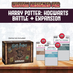 "Harry Potter: Hogwarts Battle" + Expansion Compatible Sleeve Bundle (8810 X 3 + 8826 X 2 + 8828 X 2)