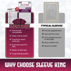 "Flamecraft" Board Game Compatible Card Sleeve Bundle (8803 X 2 + 8839 X 1)