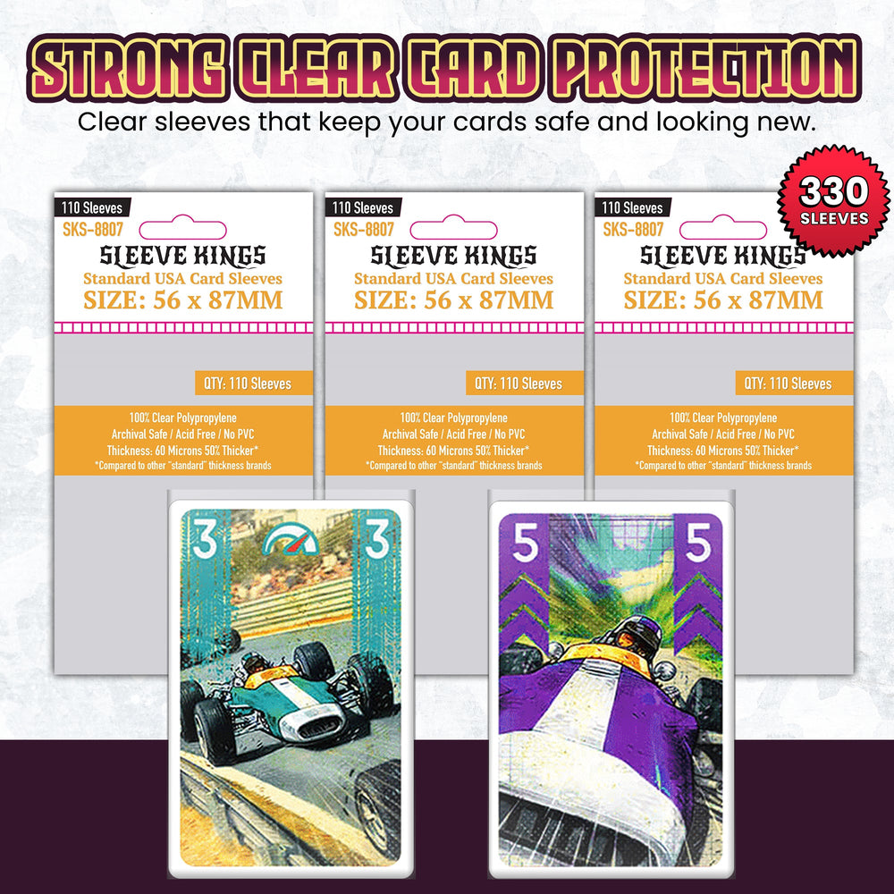"Heat: Pedal to the Metal" Compatible Card Sleeve Bundle (8807 X 3)