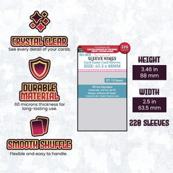 "The Fellowship of the Ring: Trick-Taking Game" Compatible Card Sleeve Bundle (8810 x 2)