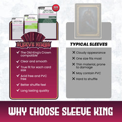 "The Old King's Crown" Compatible Card Sleeve Bundle (8803 x 1, 8808 x 1, 8814 x 1)