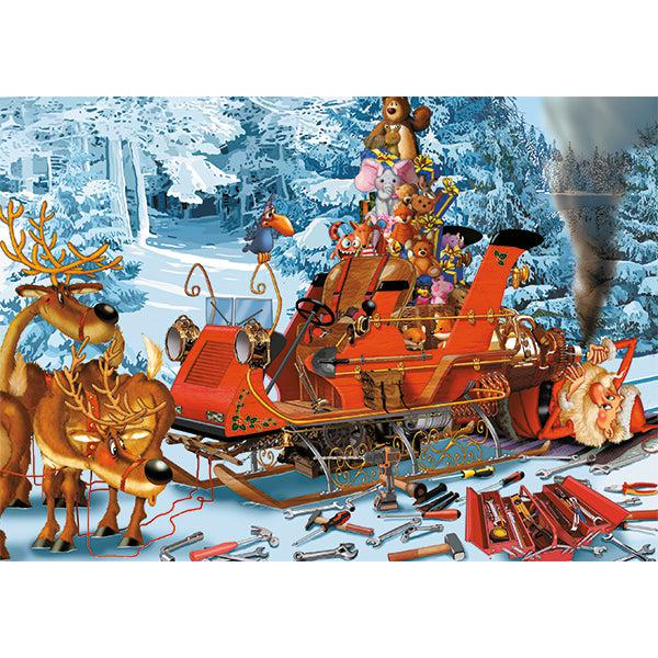 Sleigh Repair 1000 Piece Jigsaw Puzzle Piatnik (ONLINE ORDER ONLY)