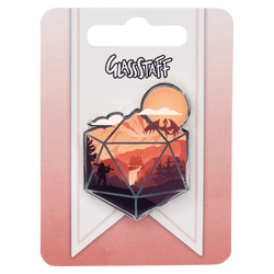Enamel Pin: D20 Hero (ONLINE ORDER ONLY)