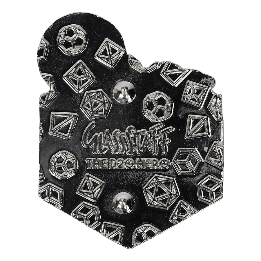 Enamel Pin: D20 Hero (ONLINE ORDER ONLY)
