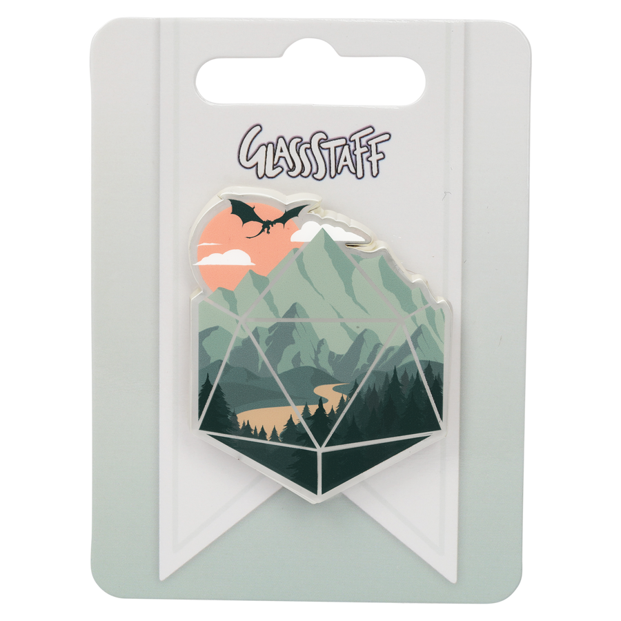 Enamel Pin: Scenic D20 (ONLINE ORDER ONLY)