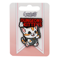 Enamel Pin: Dungeons & Kittens (ONLINE ORDER ONLY)