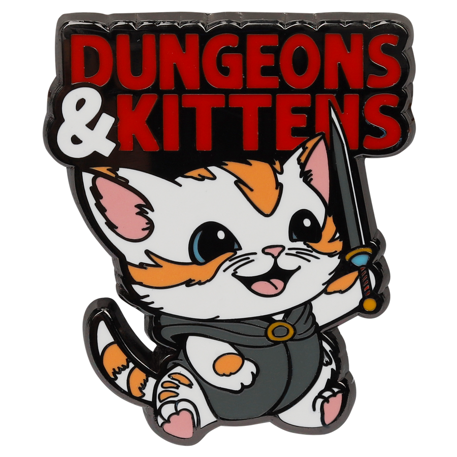 Enamel Pin: Dungeons & Kittens (ONLINE ORDER ONLY)