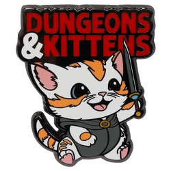 Enamel Pin: Dungeons & Kittens (ONLINE ORDER ONLY)
