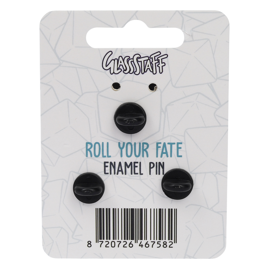 Enamel Pin: Roll Your Fate D20 Large Spinner (ONLINE ORDER ONLY)
