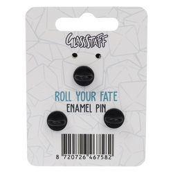 Enamel Pin: Roll Your Fate D20 Large Spinner (ONLINE ORDER ONLY)
