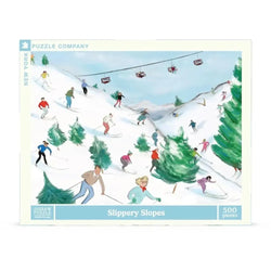 Slippery Slopes by Tug Rice 500 Piece Jigsaw Puzzle NYPC