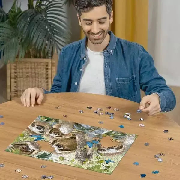 Sloth Selfie 500 Piece Jigsaw Puzzle Ravensburger