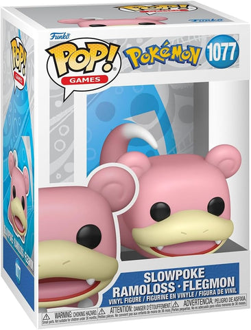 Pokemon Slowpoke Funko Pop! Vinyl Figure #1077 with Funko Protector (Online Order Only)