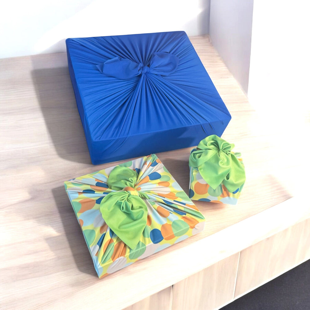 Small Reusable Cloth Furoshiki Gift Wrap | Polka Dots (ONLINE ORDER ONLY)