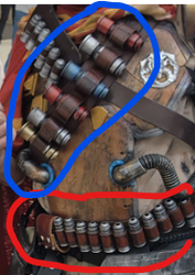 Leather Shell Bandolier Belt Costume Piece (ONLINE ORDER ONLY)