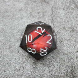 Smaug's Eye | Giant D20 Moving Eye DnD Dice | Acrylic RPG Gaming Dice (ONLINE ORDER ONLY)