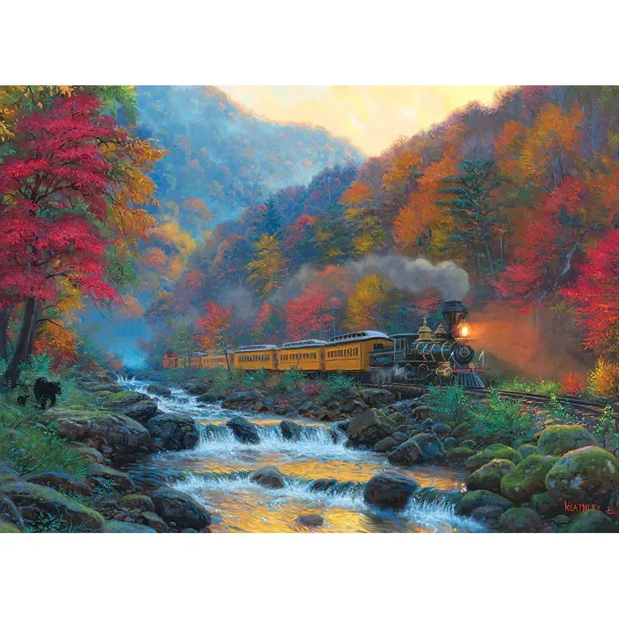 Smoky Train 1000 Piece Jigsaw Puzzle Jack Pine (ONLINE ORDER ONLY)