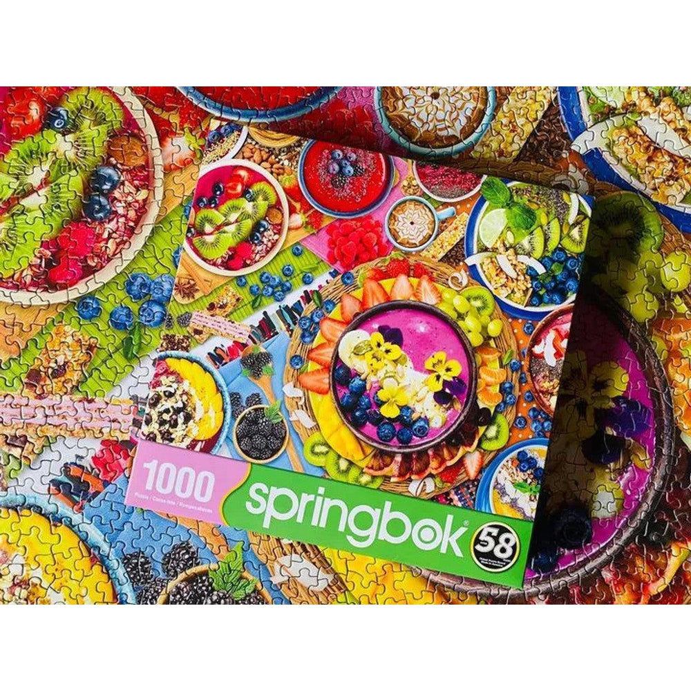 Smoothie Bowls 1000 Piece Jigsaw Puzzle Springbok (ONLINE ORDER ONLY)