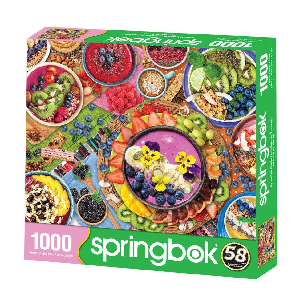 Smoothie Bowls 1000 Piece Jigsaw Puzzle Springbok (ONLINE ORDER ONLY)