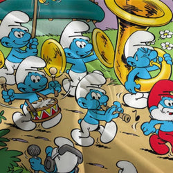 Smurfs Bedding Set Quilt Duvet Cover Without Filler (Online Order Only)