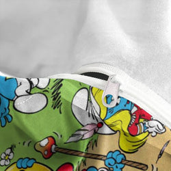 Smurfs Bedding Set Quilt Duvet Cover Without Filler (Online Order Only)