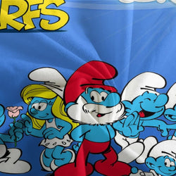 Smurfs Bedding Set Quilt Duvet Cover Without Filler (Online Order Only)