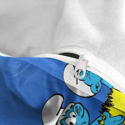 Smurfs Bedding Set Quilt Duvet Cover Without Filler (Online Order Only)