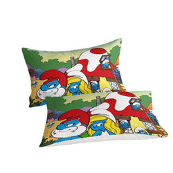 Smurfs Bedding Set Quilt Duvet Cover Without Filler (Online Order Only)