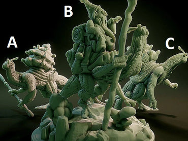 3D Printed Nafarrate Snails Lovecraftian Bestiary 28 32 mm D&D (Online Only)