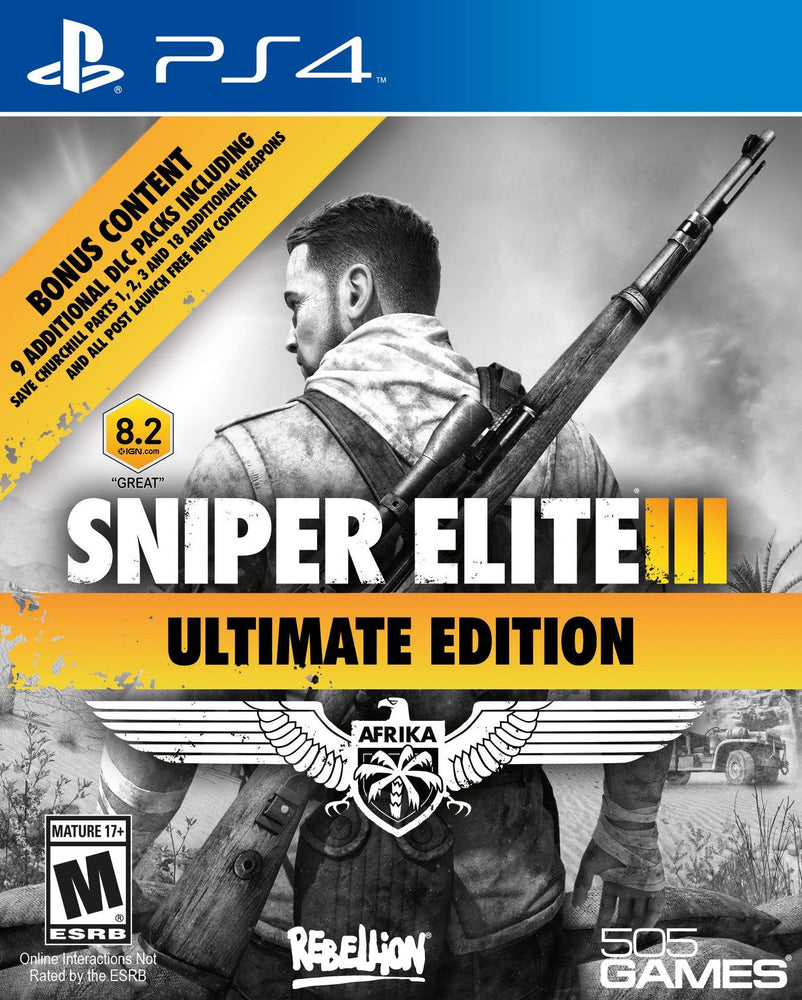 Sniper Elite III Ultimate Edition (Playstation 4) (Online Order Only)