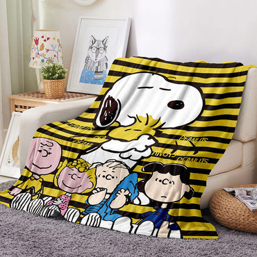 Snoopy Blanket Flannel Fleece Throw Cosplay Blanket Room Decoration (Online Order Only)