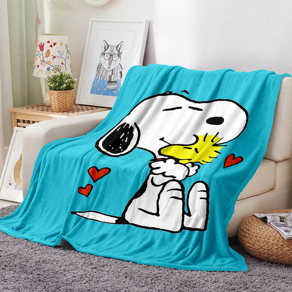 Snoopy Blanket Flannel Throw Room Decoration (Online Order Only)