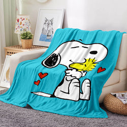 Snoopy Blanket Flannel Throw Room Decoration (Online Order Only)