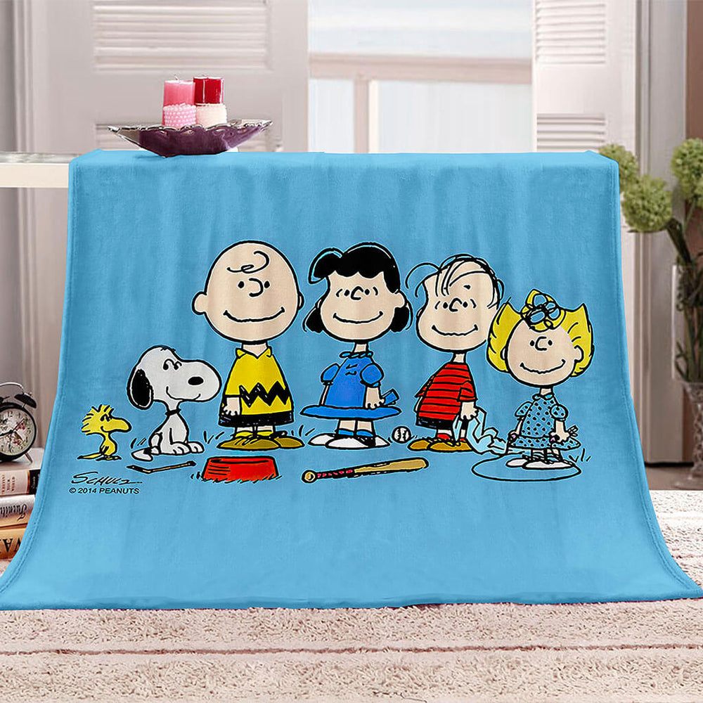 Snoopy Blanket Flannel Throw Room Decoration (Online Order Only)