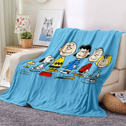 Snoopy Blanket Flannel Throw Room Decoration (Online Order Only)