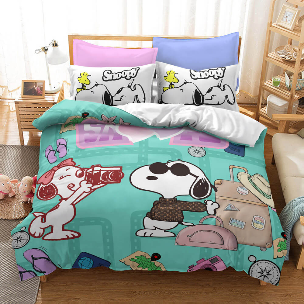 Snoopy Cosplay Bedding Set Duvet Cover Without Filler (Online Order Only)